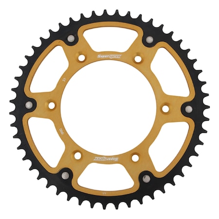 Supersprox Gold Stealth Sprocket For Husaberg FC 550 2004-2005, FS 450 2018 RST-990-51-GLD